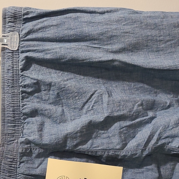 NWT Basic Edition blue denim look capris - Picture 6 of 6